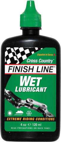FINISH LINE - WET Cycle Chain Lubricant 8oz / 240ml Workshop Bottle