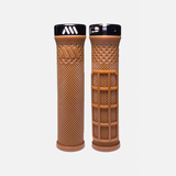 AMS All Mountain Style CERO Grips: Lock-On Dual-Density Flange Micro/Waffle Pattern in 5 Colours
