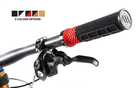 AMS All Mountain Style CERO Grips: Lock-On Dual-Density Flange Micro/Waffle Pattern in 5 Colours