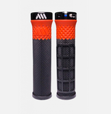 AMS All Mountain Style CERO Grips: Lock-On Dual-Density Flange Micro/Waffle Pattern in 5 Colours