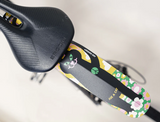 Ass Savers Regular ROAD BIKE Superlight Rear Saddle-Mount Mudguard - Peaces Cat Design