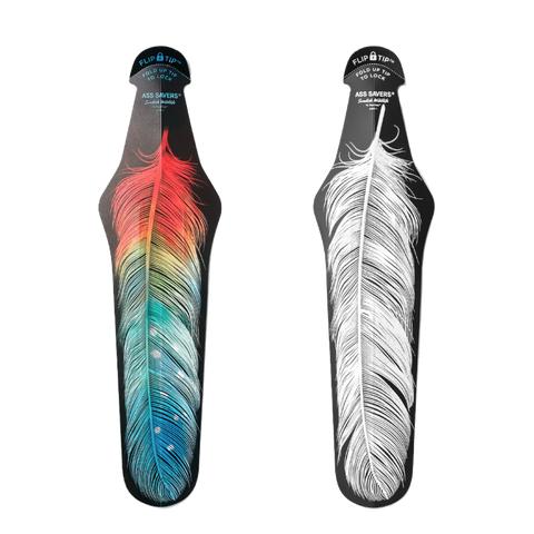 Ass Savers Regular ROAD BIKE Superlight Rear Saddle-Mount Mudguard - Feather