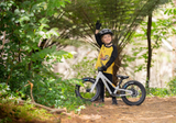 Kids Ride Shotgun Dirt Hero Off-Road Balance Bike - 14" wheels with Hydraulic Disc Brake