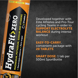 NaMEDSPORT Hydrafit Zero Electrolyte Tabs - Tubes of 20 - Red Orange Flavour