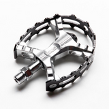 MKS XC-III Bear Trap Pedals in Black or Red with Large Grippy Flat Platform