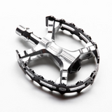 MKS XC-III Bear Trap Pedals in Black or Red with Large Grippy Flat Platform