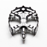 MKS XC-III Bear Trap Pedals in Black or Red with Large Grippy Flat Platform