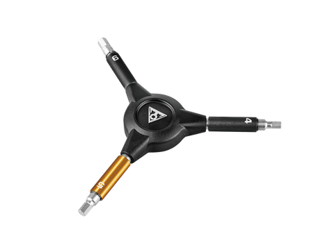 Topeak Y-Hex 3-Bit Pro Quality Wrench with Speed Sleeve: 4 / 5 / 6mm Bits