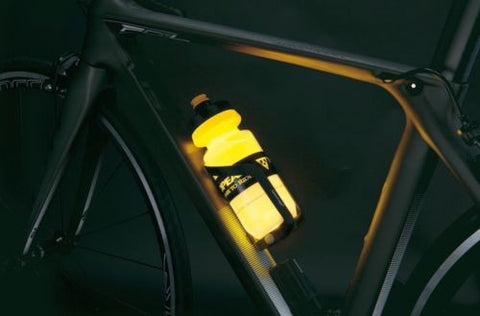 TOPEAK iGlow Cage LED Illuminated Cycle Sports Water Bottle and Cage
