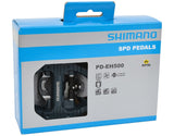 Shimano PD-EH500 Dual-Sided Combination Pedals Flat and SPD Cleat Mount + Cleats