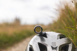 EXPOSURE LIGHTS Axis Mk9 MTB Light in Gun Metal Black. 1300 Lumens. Includes Helmet & Bar Mounts.