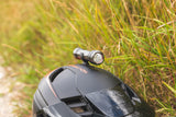 EXPOSURE LIGHTS Axis Mk9 MTB Light in Gun Metal Black. 1300 Lumens. Includes Helmet & Bar Mounts.