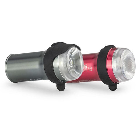 Exposure Lights Boost DB Front + BoostR ReAKT Rear USB Road Bike Cycle Light Set