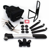 M:Part Cyclist Starter Kit: Saddle Bag, Multi-Tool, Pump, Patch Kit, Bottle Cage